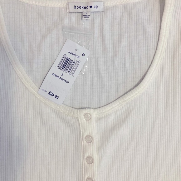 Hooked up NWT Tank style bodysuit size L - Picture 2 of 6